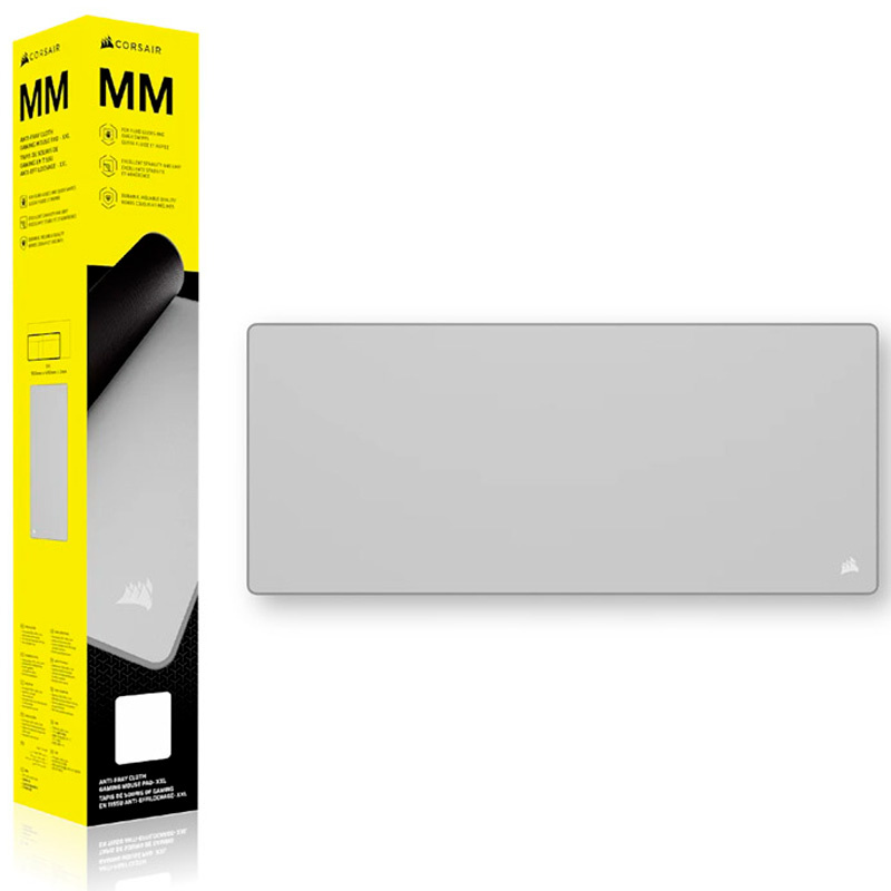 Alfombrilla Corsair MM Extended 2XL Tela Antidesgaste Gris