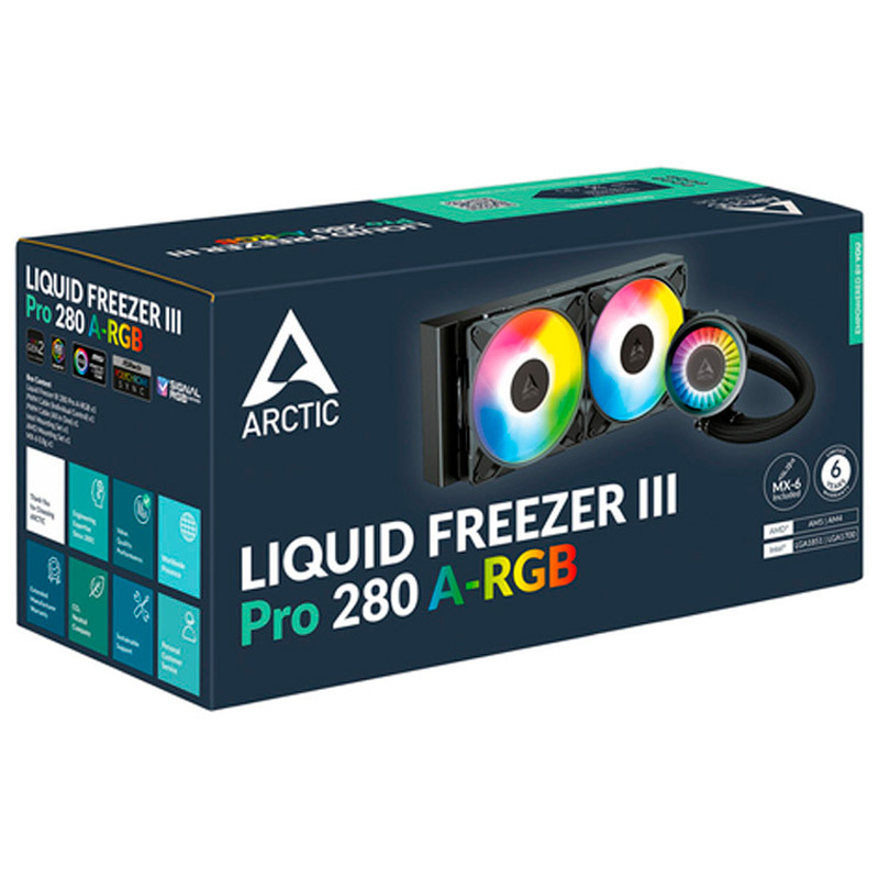 Kit Refrigeración Líquida Arctic Liquid Freezer III Pro 280 ARGB Negro
