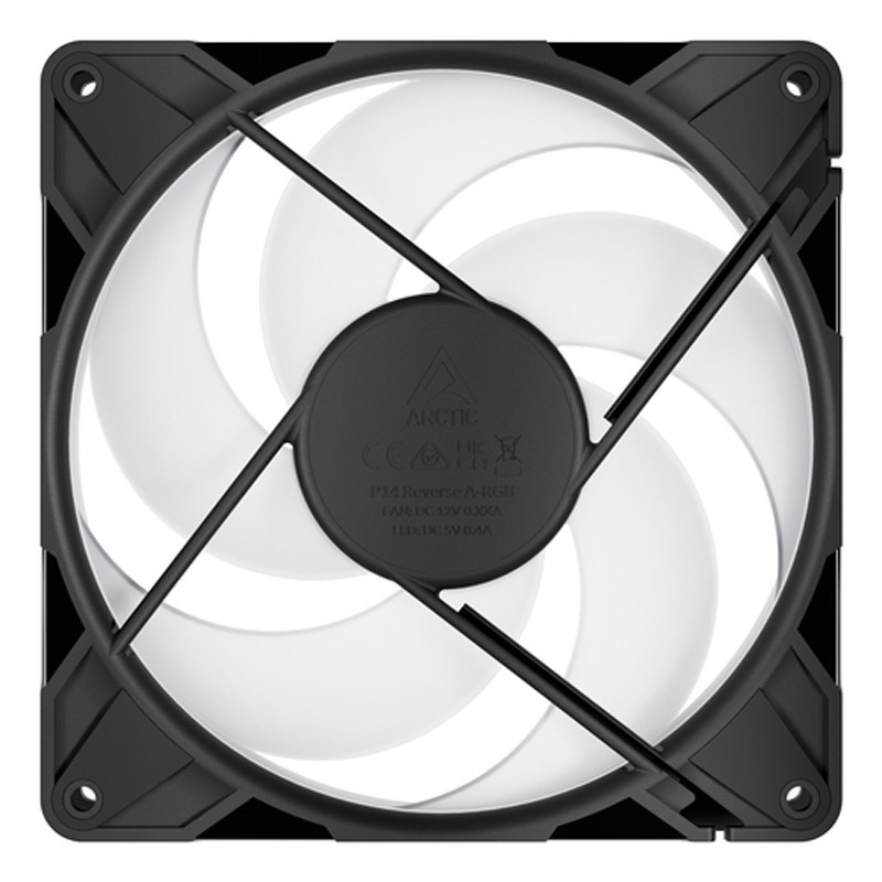 Ventilador Arctic P14 Pro Reverse ARGB 140mm Negro