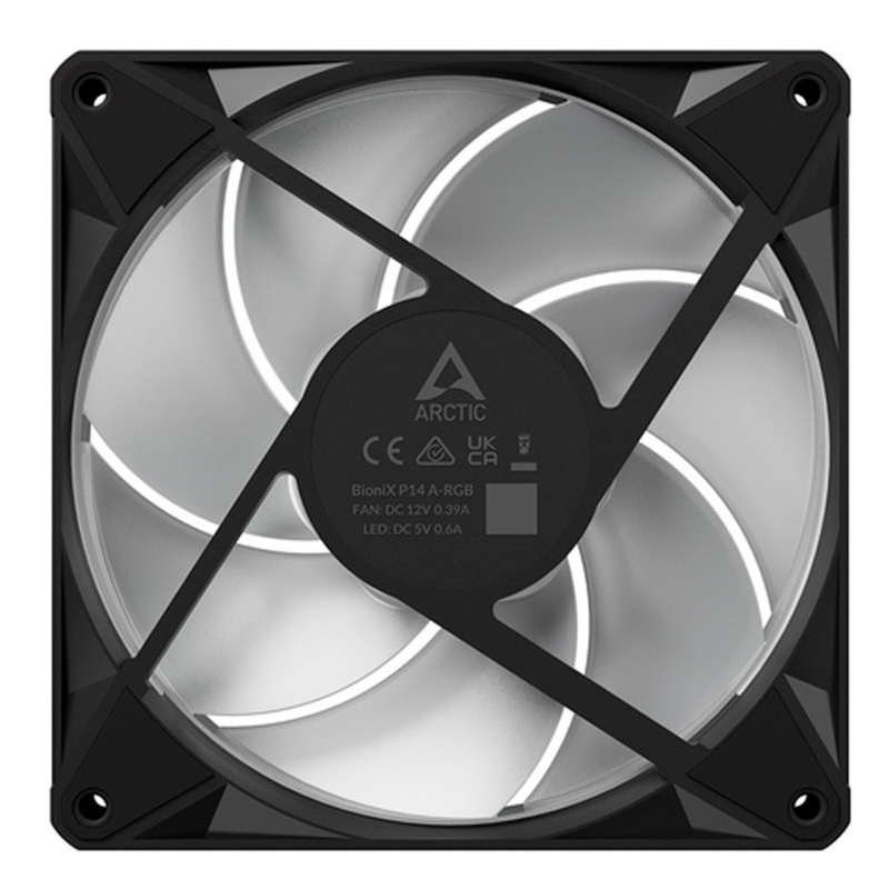 Ventilador Arctic BioniX P14 ARGB 140mm Negro