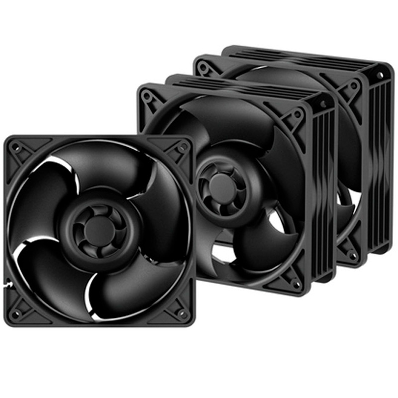 Ventilador Arctic S12038-4K 120mm Triple Pack Negro
