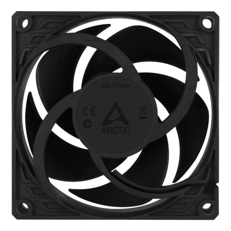 Ventilador Arctic P8 Silent 80mm Negro