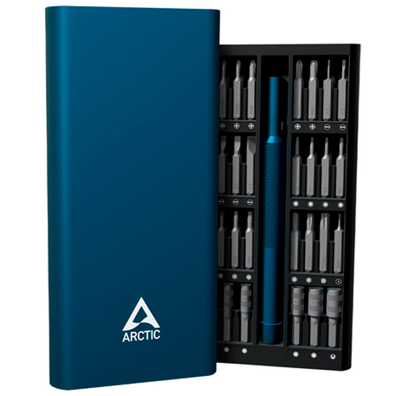 Kit Arctic De Herramientas Destornillador De Precisión 62 Piezas Azul