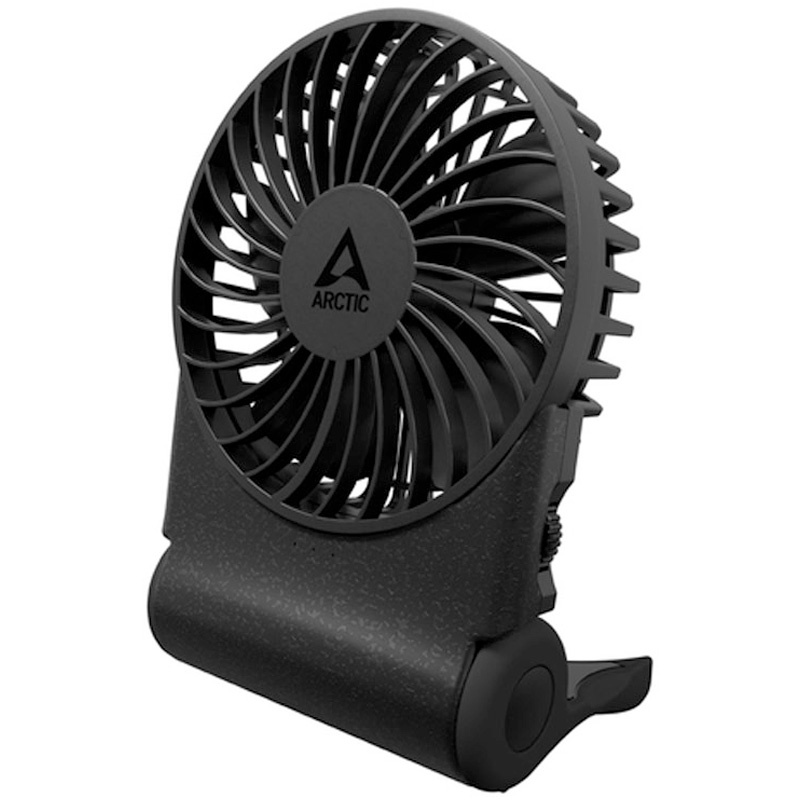 Ventilador Arctic Summair 2Go Portátil Recargable USB-C Negro