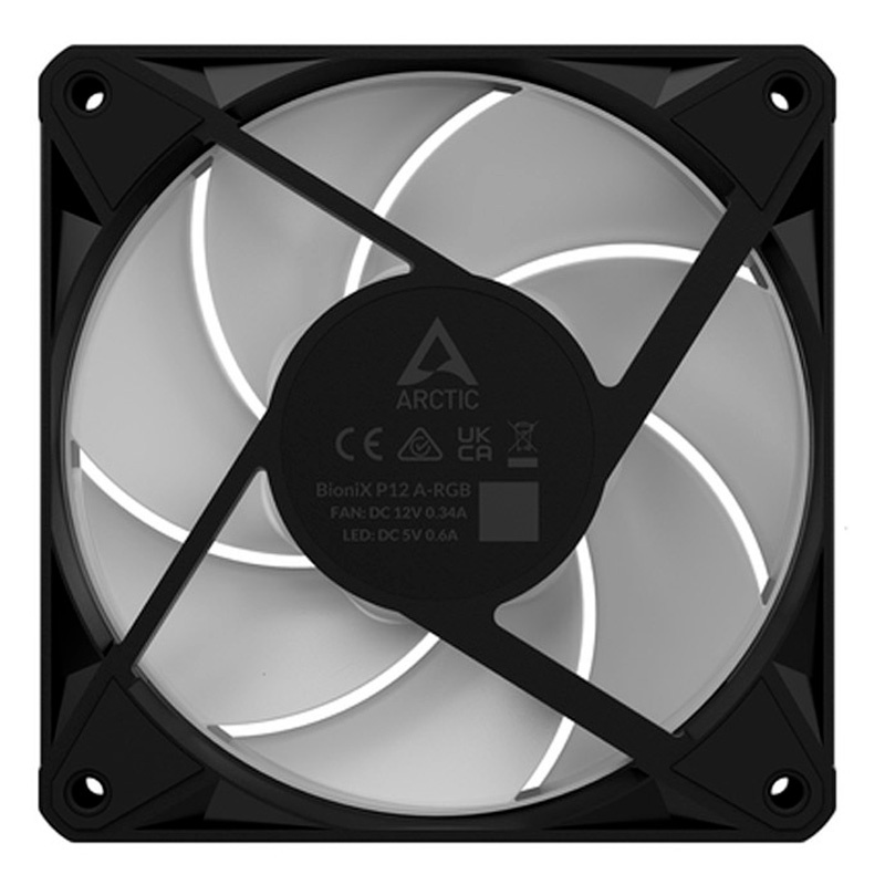 Ventilador Arctic BioniX P14 ARGB 140mm Triple Pack Negro