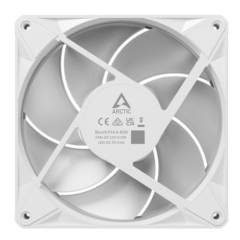 Ventilador Arctic BioniX P14 ARGB 140mm Blanco