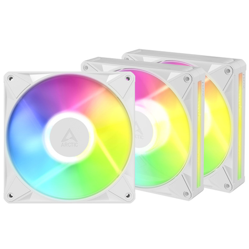 Ventilador Arctic BioniX P14 ARGB 140mm Triple Pack Blanco