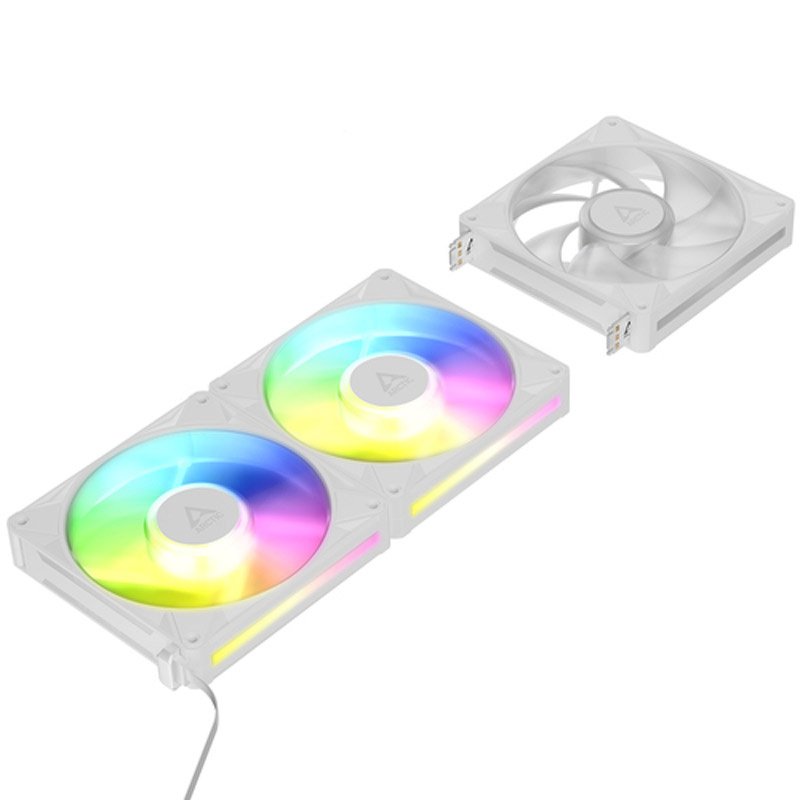 Ventilador Arctic BioniX P14 ARGB 140mm Triple Pack Blanco