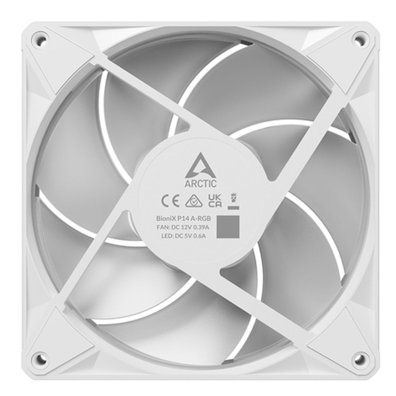 Ventilador Arctic BioniX P14 ARGB 140mm Triple Pack Blanco