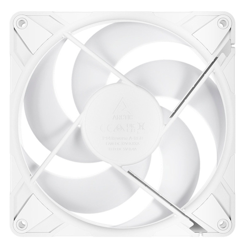 Ventilador Arctic P14 Pro Reverse ARGB 140mm Triple Pack Blanco
