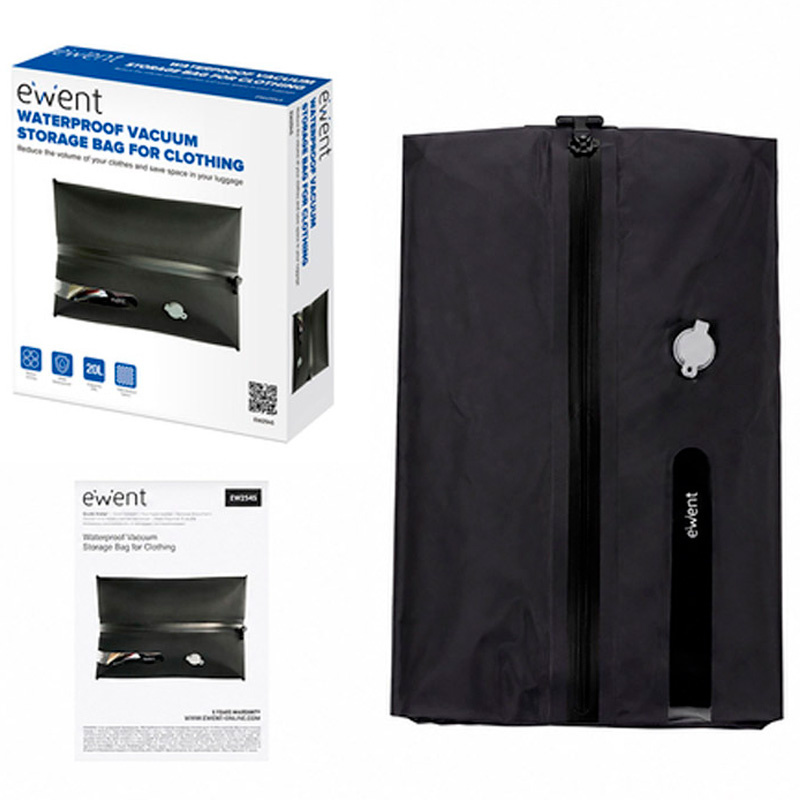 Bolsa Transporte Ewent EW2545 Para Almacenamiento Impermeable 20L Nylon 70D Negro