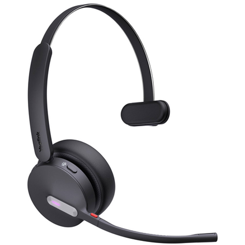 Auriculares Yealink WH64 Mono Híbrido DECT Bluetooth Con Base De Carga Busylight