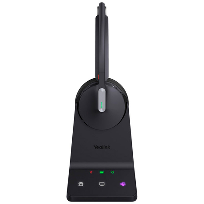 Auriculares Yealink WH64 Mono Híbrido DECT Bluetooth Con Base De Carga Busylight