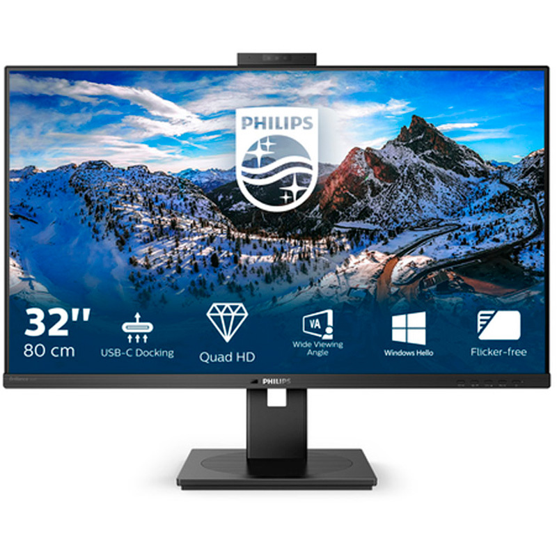Monitor Philips Brilliance P-Line 326P1H 31.5 pulgadas QHD IPS 75Hz 4ms Webcam