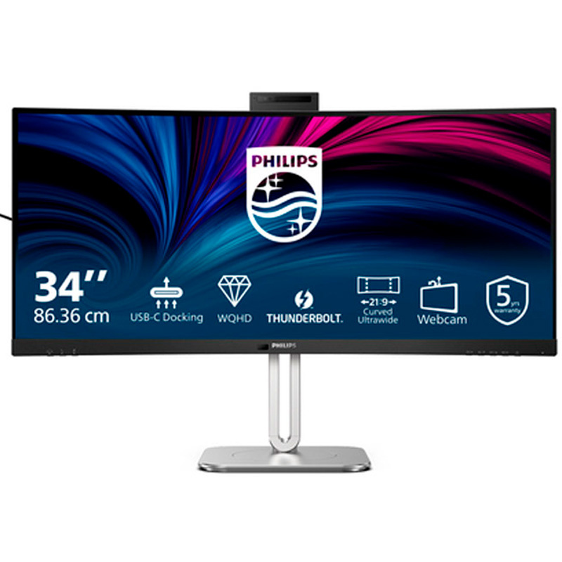 Monitor Philips Serie 6000 34B2U6603CH 34 pulgadas UWQHD VA 120Hz 4ms HDR Curvo