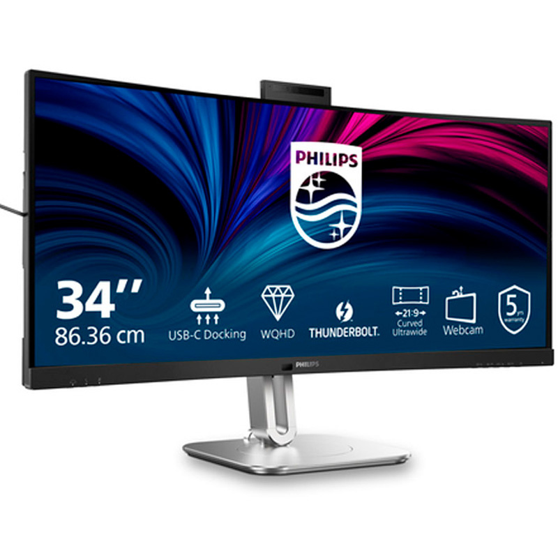 Monitor Philips Serie 6000 34B2U6603CH 34 pulgadas UWQHD VA 120Hz 4ms HDR Curvo