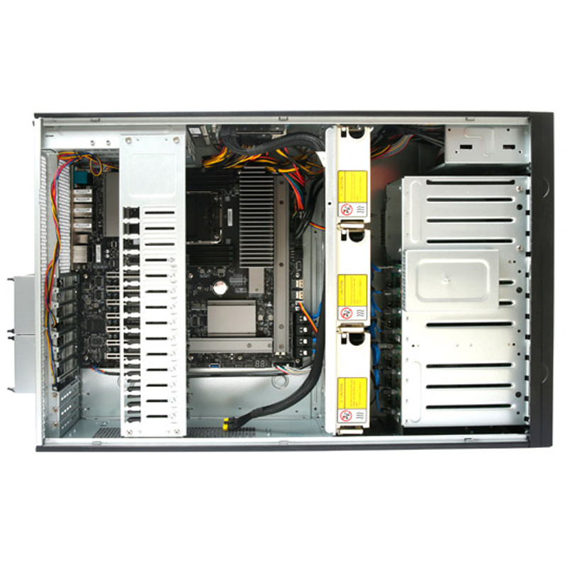 Barebone INNO3D Estación De Trabajo AWS-511Z-R1 Intel W790 LGA4677 7x PCIe Gen5 Hasta 2TB 80+ Titanium