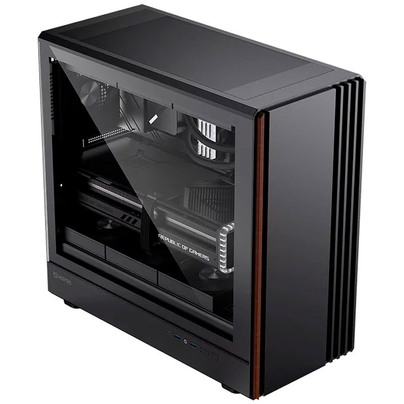 Caja/Torre Hiditec Gaming ORIGIM USB-C ATX Negra