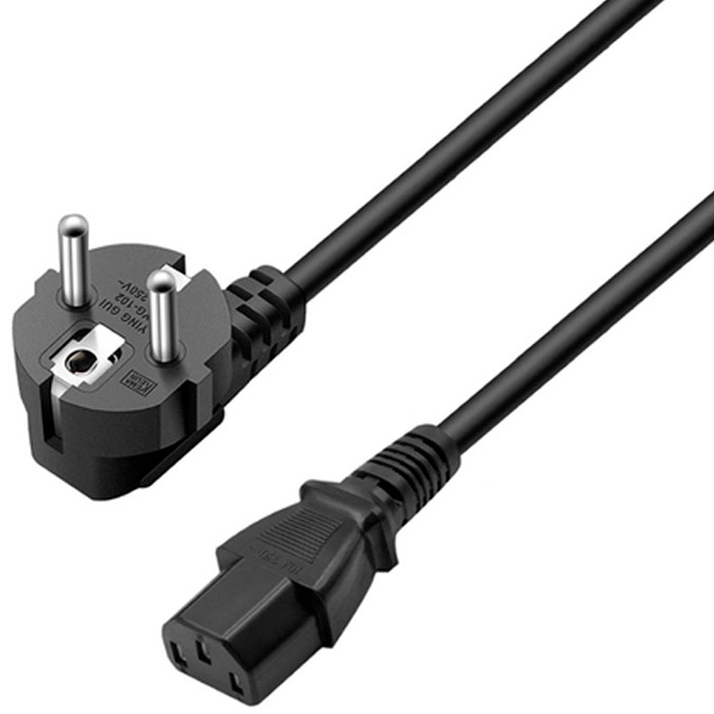 Cable Alimentación Ewent EC1920 1.5m Tipo F A C13 Negro
