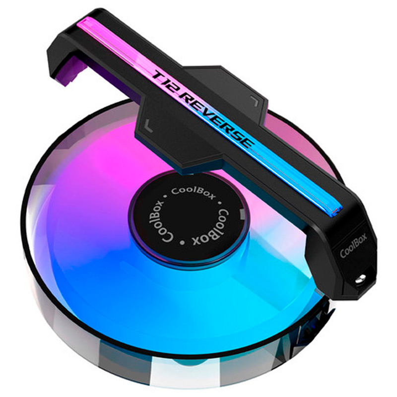 Ventilador Coolbox Gaming T12 ARGB 120mm Reverse PWM