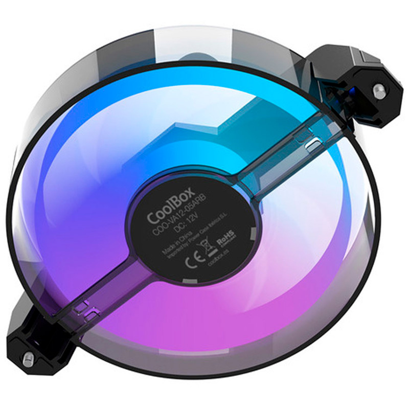 Ventilador Coolbox Gaming T12 ARGB 120mm Reverse PWM