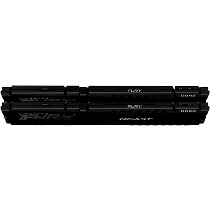 Memoria DDR5 Kingston Fury Beast 64GB 2x32GB 6400MHz CL32 EXPO-XMP Negro