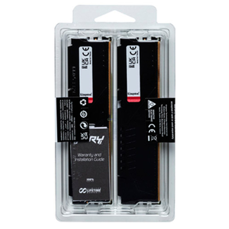 Memoria DDR5 Kingston Fury Beast 64GB 2x32GB 6400MHz CL32 EXPO-XMP Negro