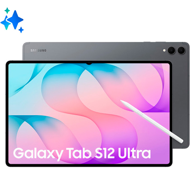 Tablet Samsung Galaxy Tab S12 Ultra 14.6 pulgadas 12GB 512GB 5G Android S Pen Gris