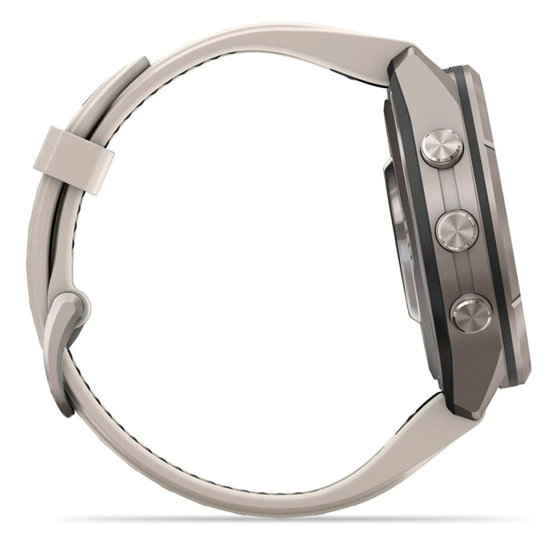 Smartwatch Garmin fenix 9 Pro 43mm AMOLED 1.3 pulgadas Titanio Con Correa De Silicona
