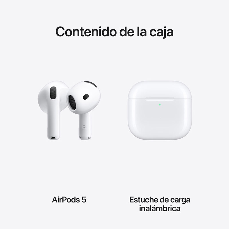 Auriculares Apple AirPods 5 Con Estuche De Carga Inalámbrica Blanco