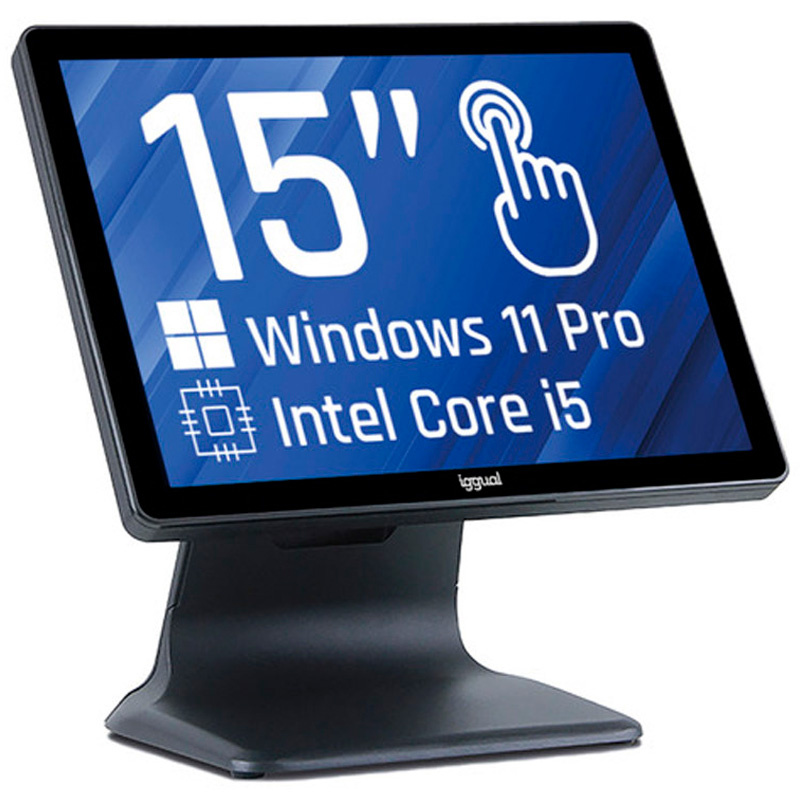 TPV iggual AIO Intel Core i5-8350U 8GB 256GB 15 pulgadas W11P Negro