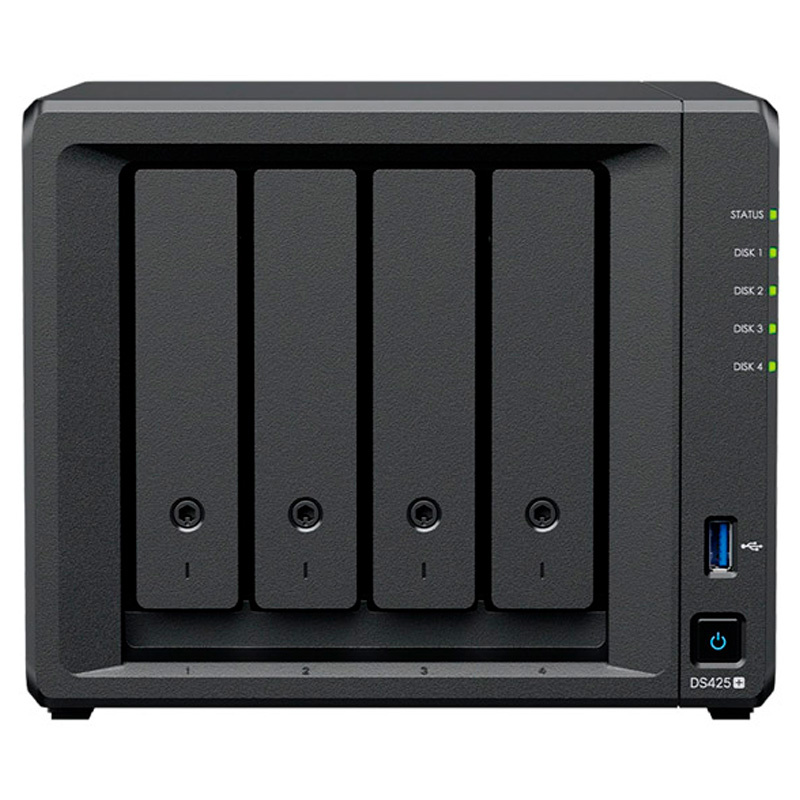 NAS Synology DiskStation DS425+ 4 Bahias Intel Celeron J4125 2GB DDR4