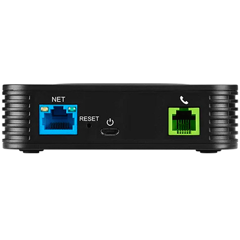 Adaptador Grandstream HT801 V2 Telefónico Analógico ATA VoIP 1 Puerto FXS 1 Puerto LAN Fast Ethernet