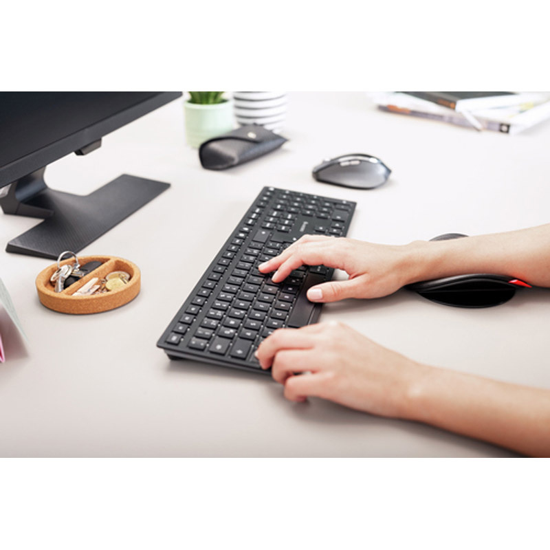 Teclado Cherry KW 9100 Slim Bluetooth Radiofrecuencia USB-C Negro