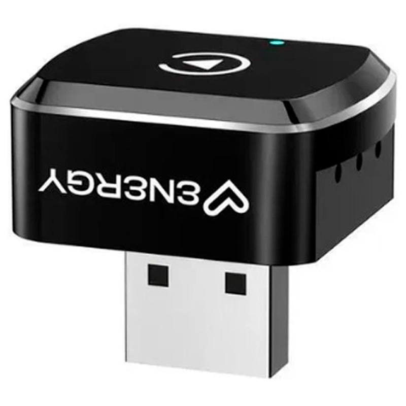 Adaptador Energy Sistem Dual CarConnect CarPlay Y Android Auto Bluetooth Wi-Fi USB-C Negro