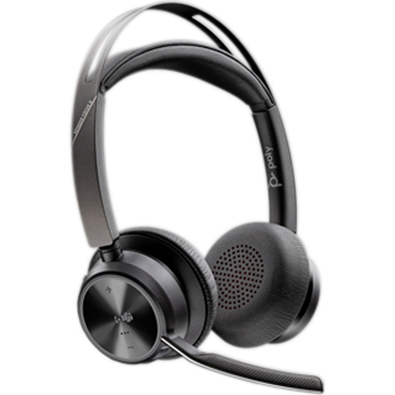 Auriculares HP Poly Voyager Focus 2 Bluetooth ANC Certificado Microsoft Teams Con Soporte De Carga Negro