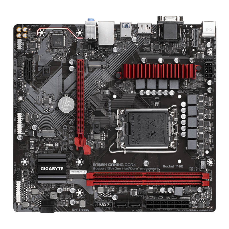 Placa Base Gigabyte B760M Gaming D4 Socket 1700 -