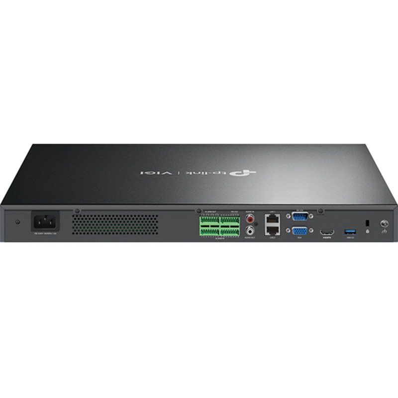 Grabadora TP-Link VIGI NVR4032H 32 Canales 4 Bahias Dual GbE Salida 4K HDMI VGA Formato Rack