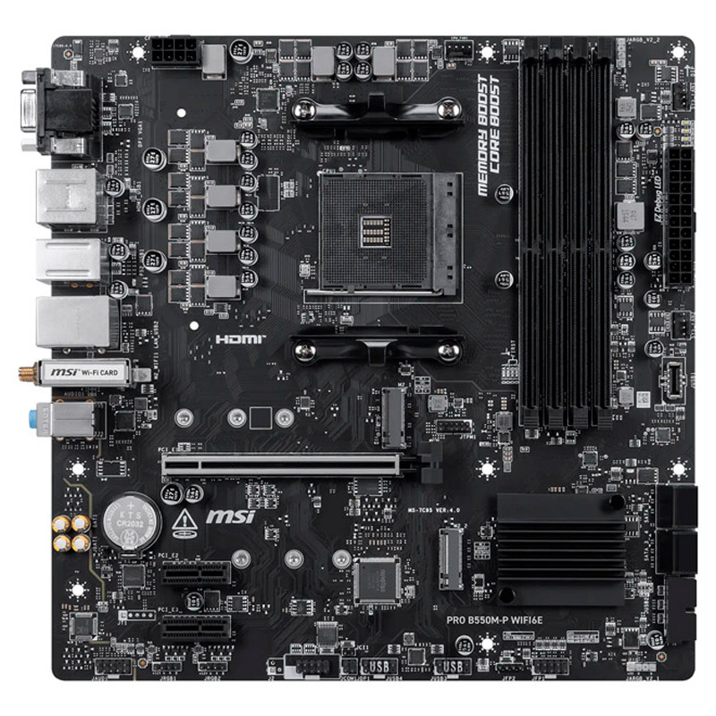 Placa Base MSI PRO B550M-P WIFI6E Socket AM4