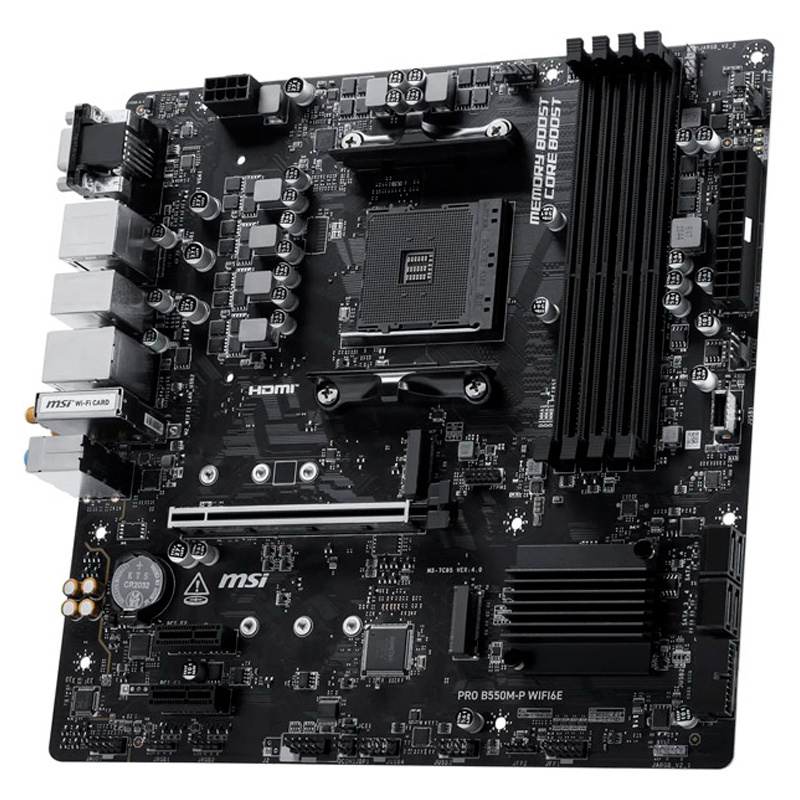Placa Base MSI PRO B550M-P WIFI6E Socket AM4
