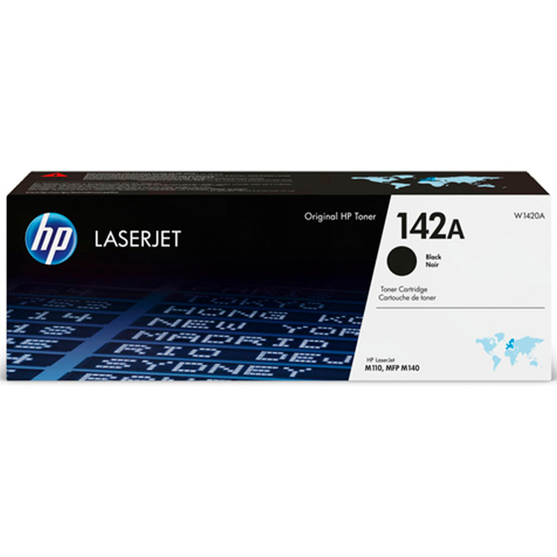 Tóner HP 142A Original Negro W1420A