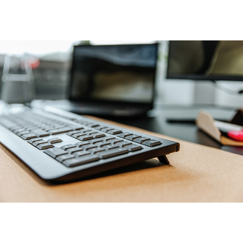 Teclado Cherry KW 3000 Inalámbrico Tamaño Completo Nano-USB Negro