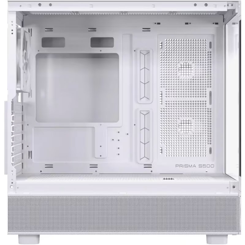 Caja/Torre Einarex Prisma S500 Core Cristal Templado Blanca