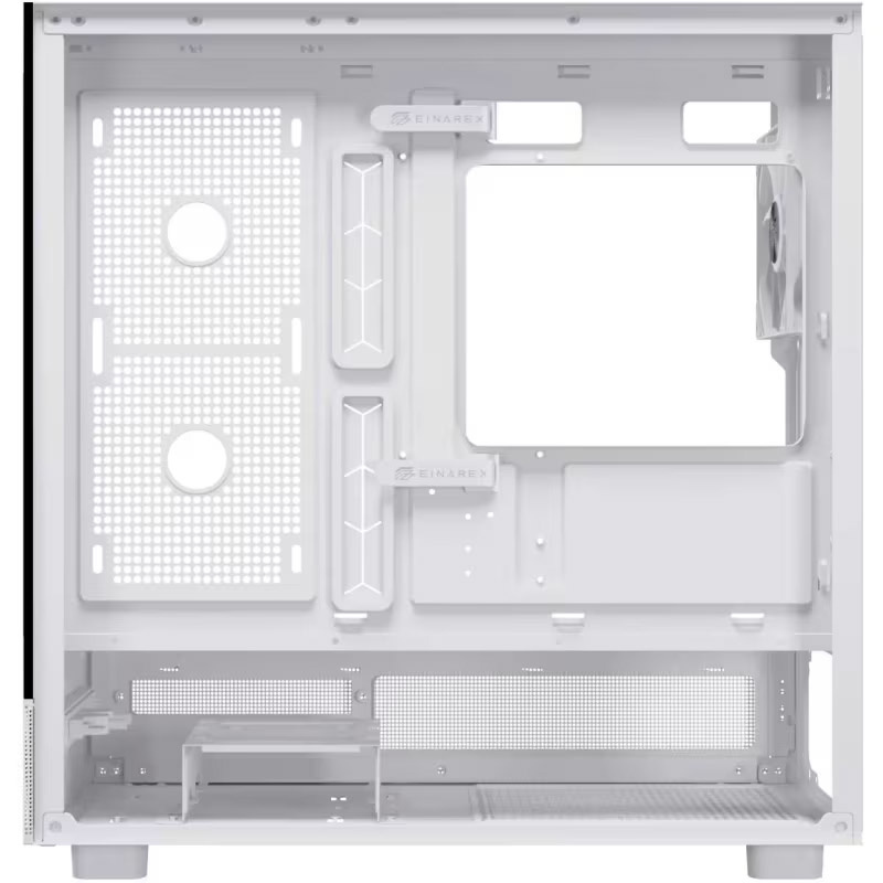 Caja/Torre Einarex Prisma S500 Core Cristal Templado Blanca