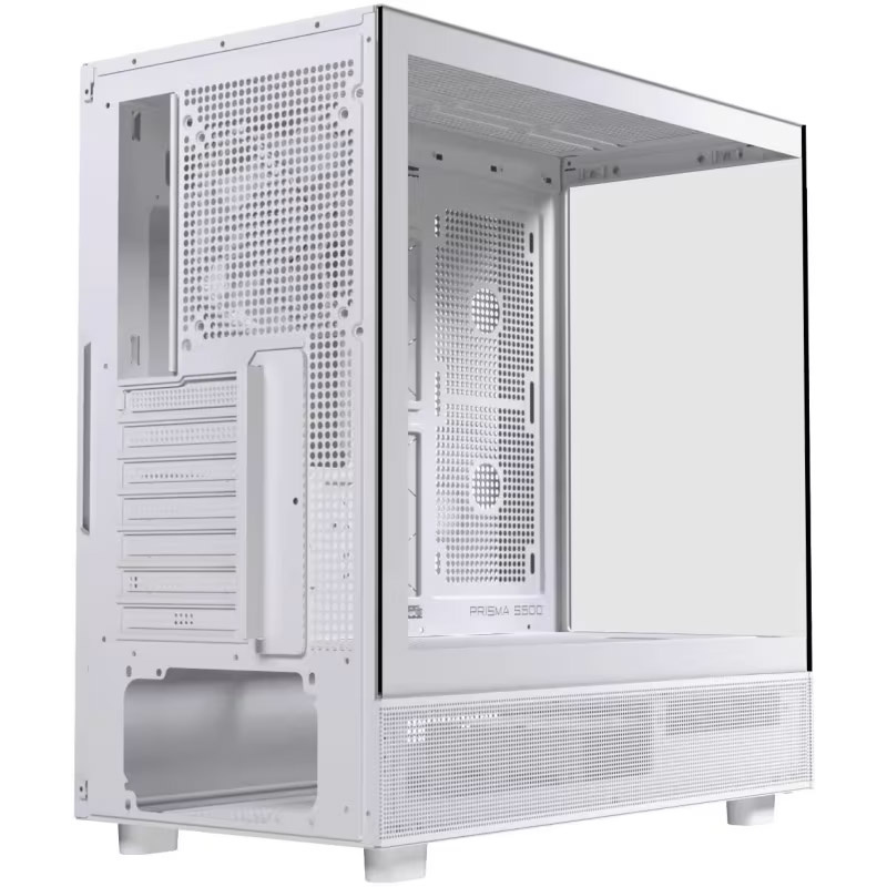Caja/Torre Einarex Prisma S500 Core Cristal Templado Blanca