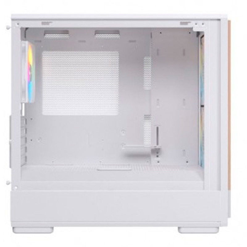 Caja/Torre Einarex Pulse PM400 RGB Cristal Templado Blanca