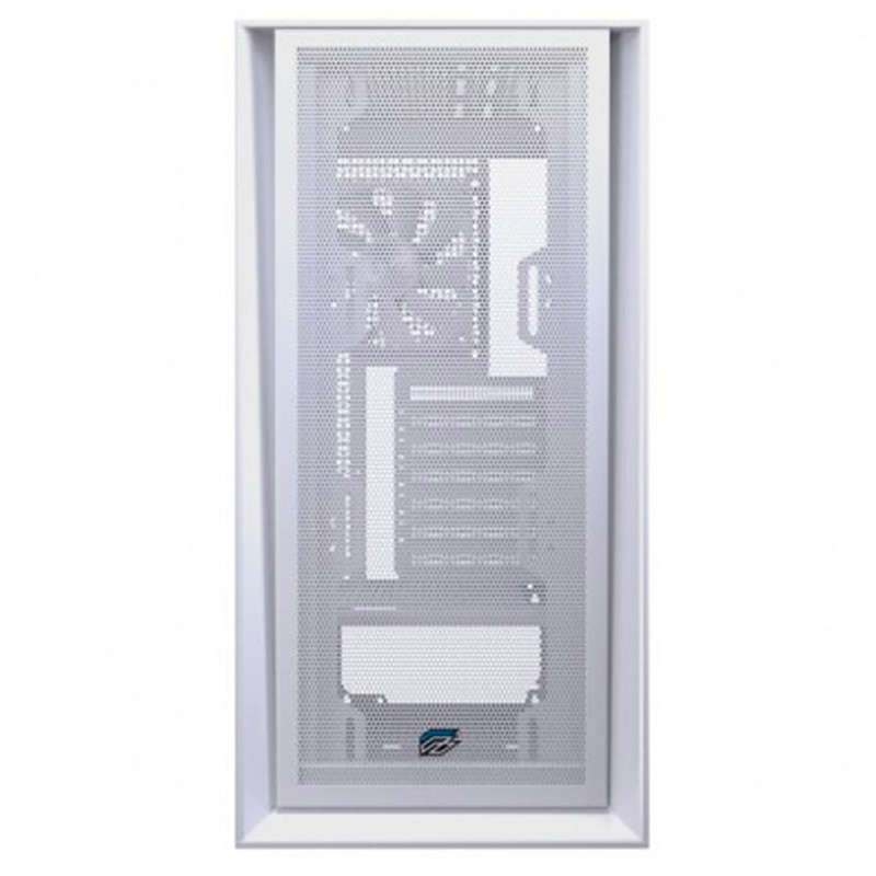 Caja/Torre Einarex Pulse P600 Core Cristal Templado Blanca