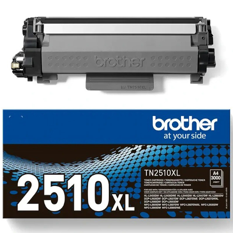 Tóner Brother TN2510XL Original Negro
