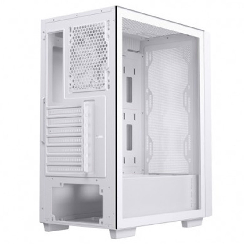 Caja/Torre Einarex Pulse P100 Core Cristal Templado Blanca