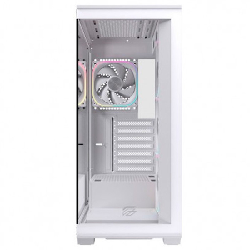 Caja/Torre Einarex Prisma S700 RGB Cristal Templado Blanca